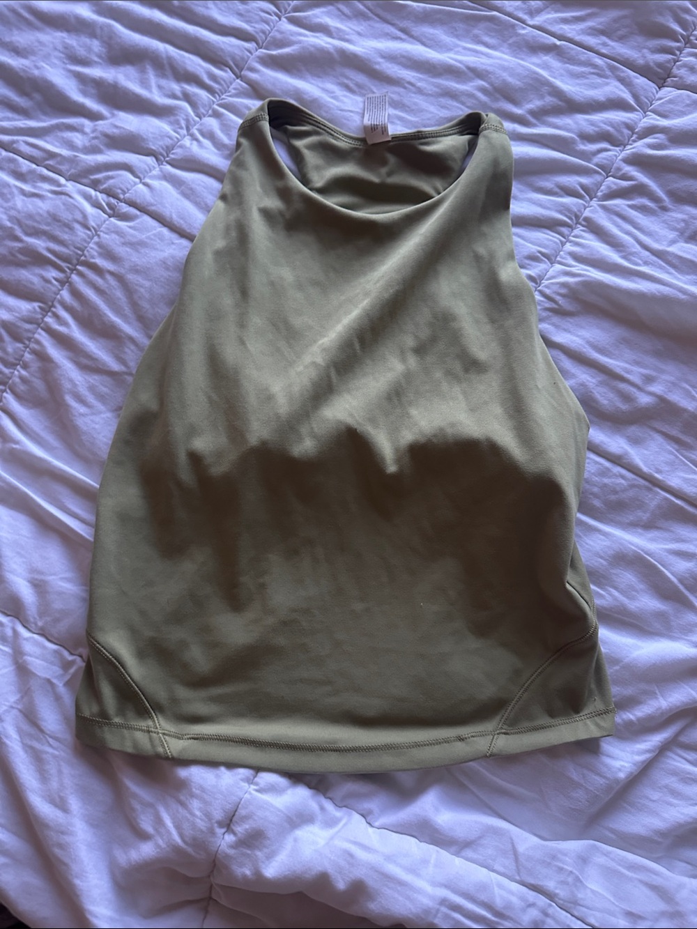 all in motion Olive Green High Neck Tank Top